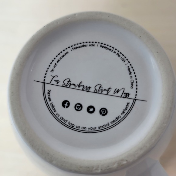 Strawberry Street All I Want Is Coffee & Pet My Cat‎ White Mug - Picture 5 of 6